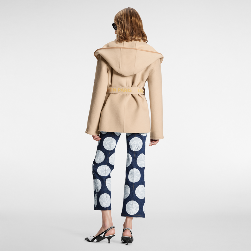 Louis Vuitton Signature Double Face Short Wrap Coat